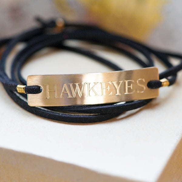 Iowa Hawkeyes Bracelet - IF Only Pretty LLC
