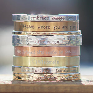 Personalized Cuff Bracelet