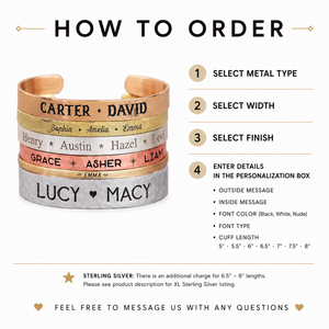 Personalized Cuff Bracelet