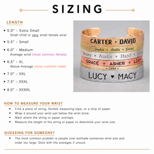 Personalized Cuff Bracelet