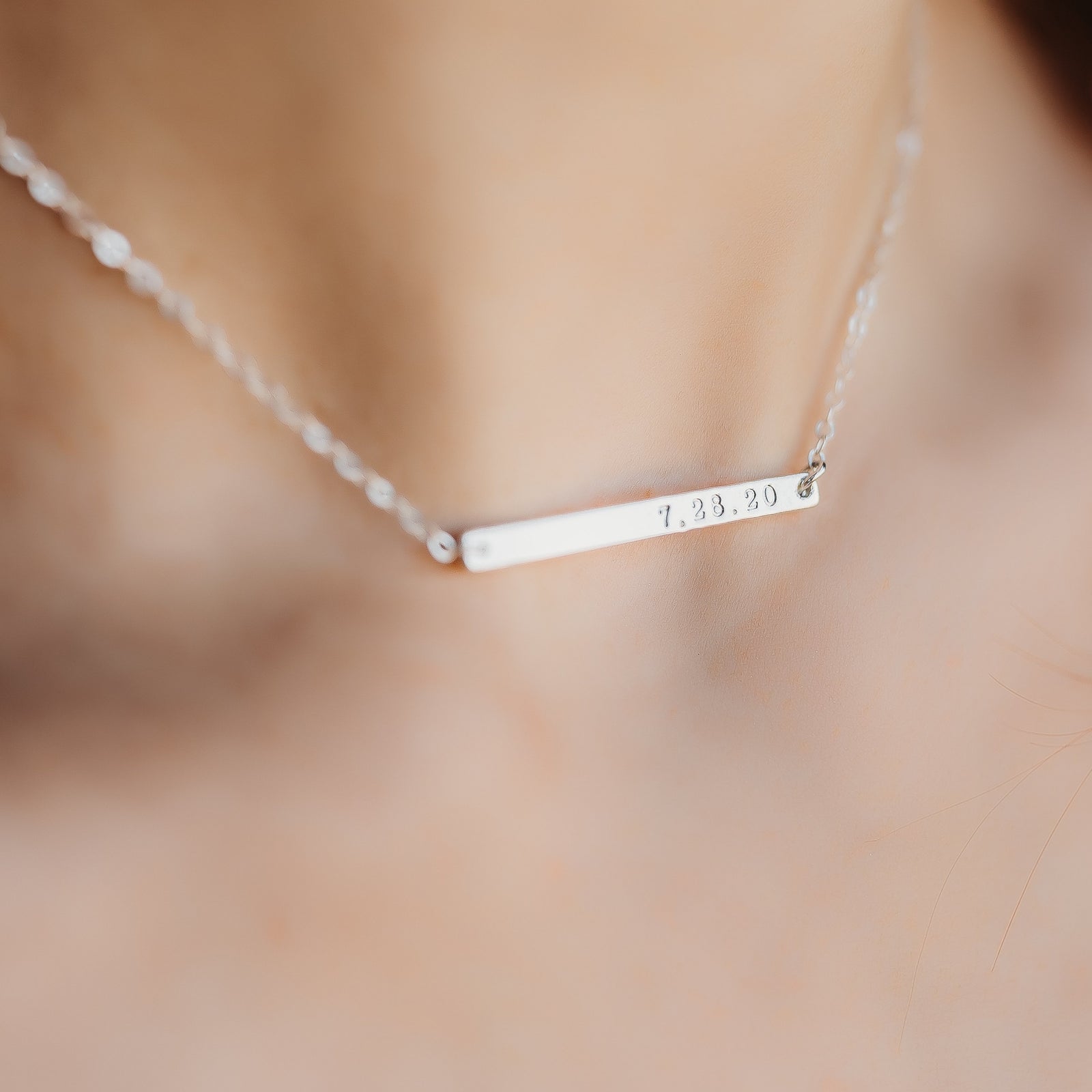 Personalized Bar Necklace - IF Only Pretty LLC