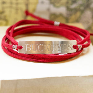 Ohio Buckeyes Bracelet - IF Only Pretty LLC