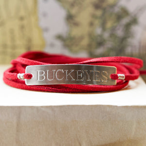 Ohio Buckeyes Bracelet - IF Only Pretty LLC