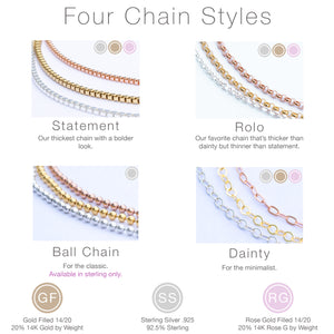 Personalized Chain Initial Bracelet - IF Only Pretty LLC