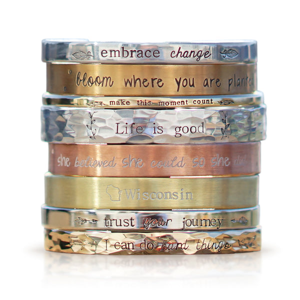 Personalized Cuff Bracelet