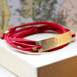 Iowa State Cyclones Red Wrap Bracelet - IF Only Pretty LLC