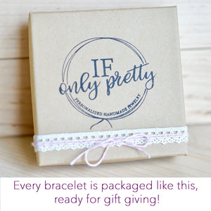 Dream Big Dainty Cuff Bracelet - IF Only Pretty LLC