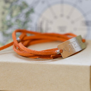Texas Burnt Orange Bracelet - IF Only Pretty LLC