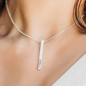 Vertical Bar Necklace