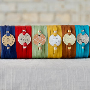 Personalized Zodiac Leather Wrap Bracelet - IF Only Pretty LLC