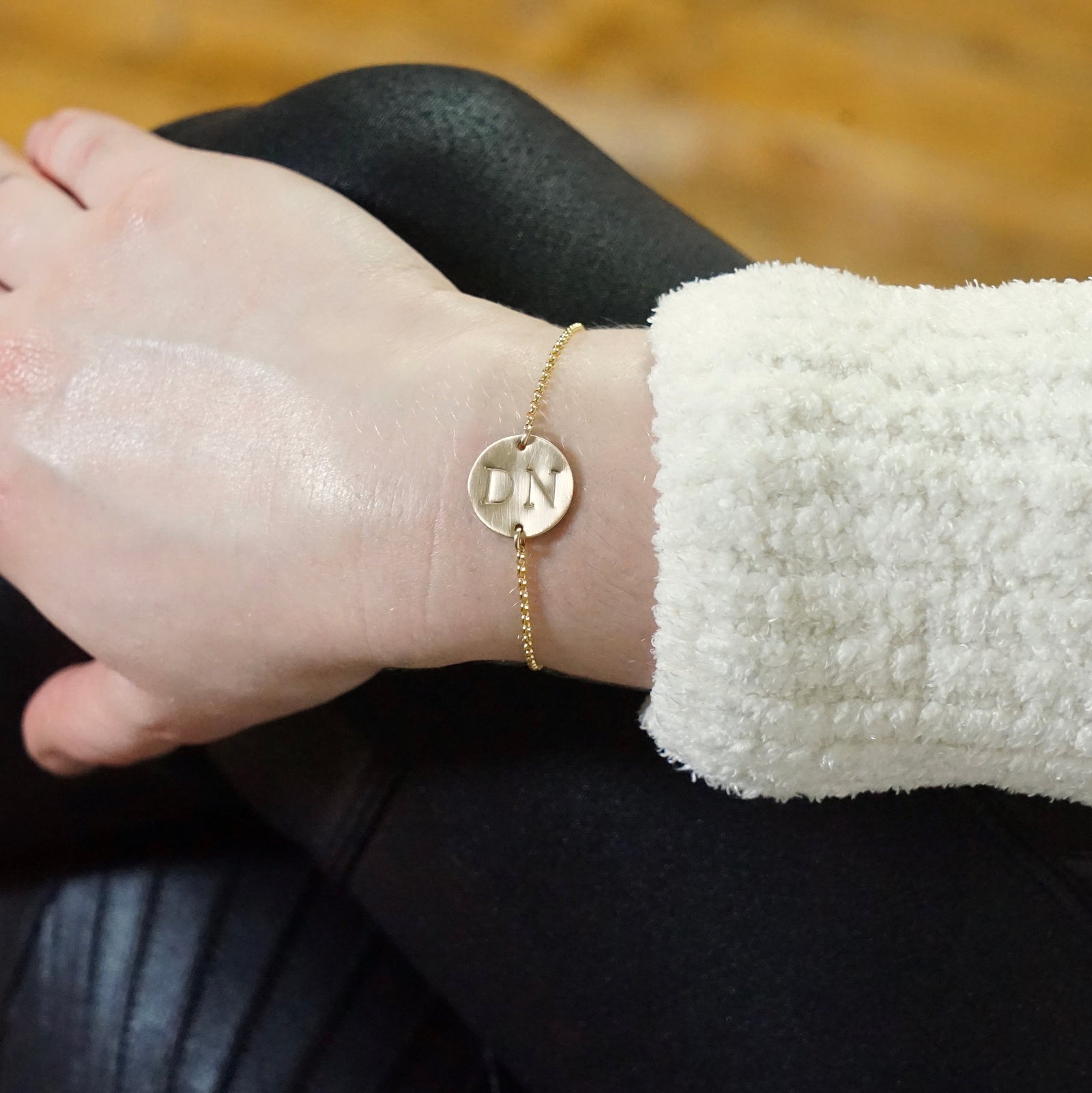 Personalized Chain Initial Bracelet - IF Only Pretty LLC